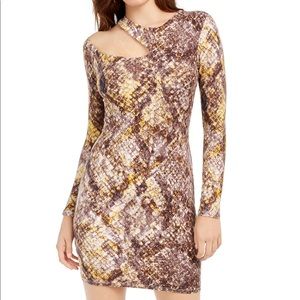 Sexy Snake Print dress
